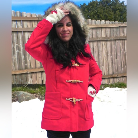 SOLD AEO Wool Blend Parka Jacket - Picture 2 of 13